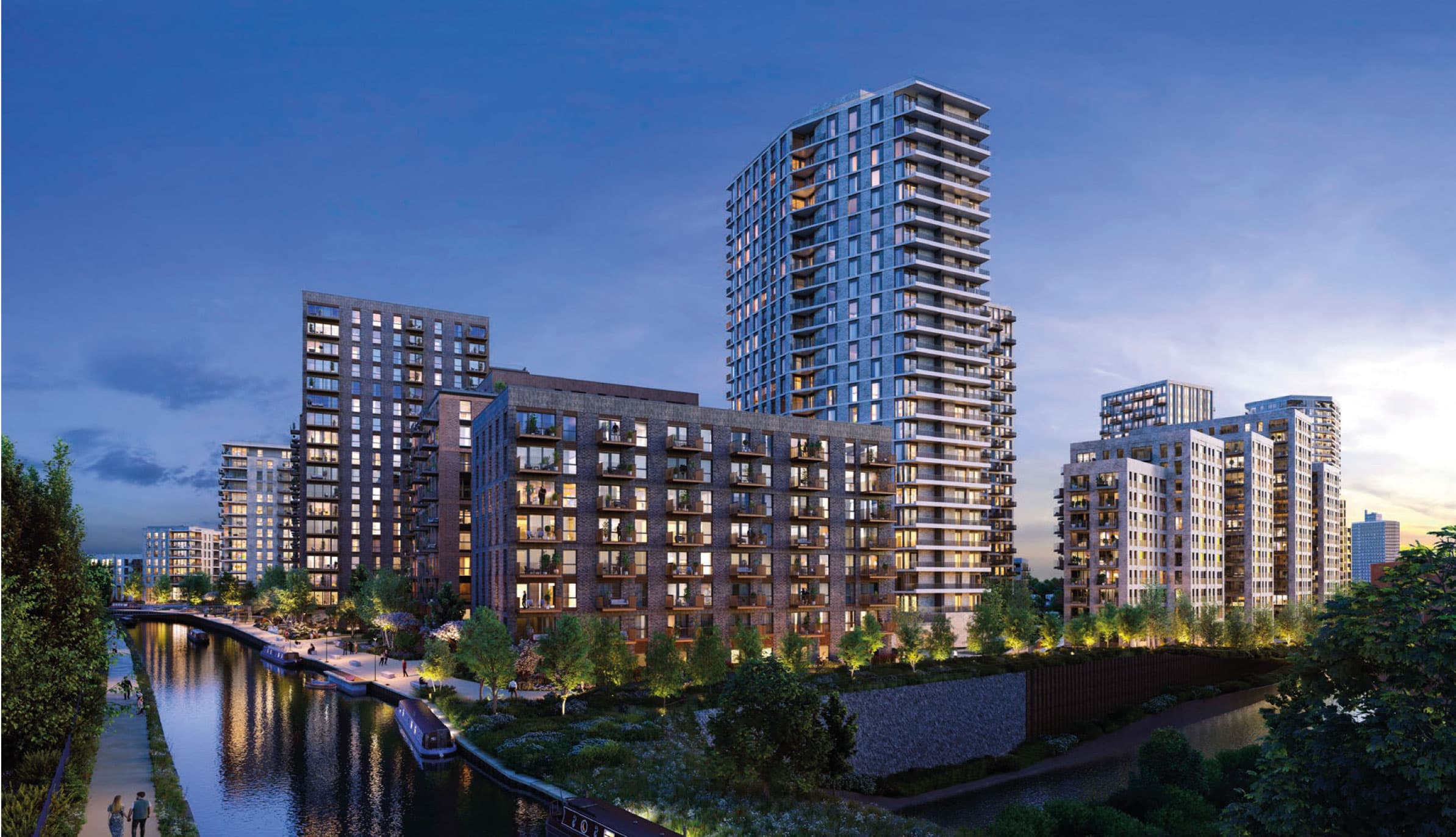 A landmark canalside neighbourhood